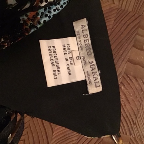 Alberto Makali printed silk gown - Picture 3 of 5